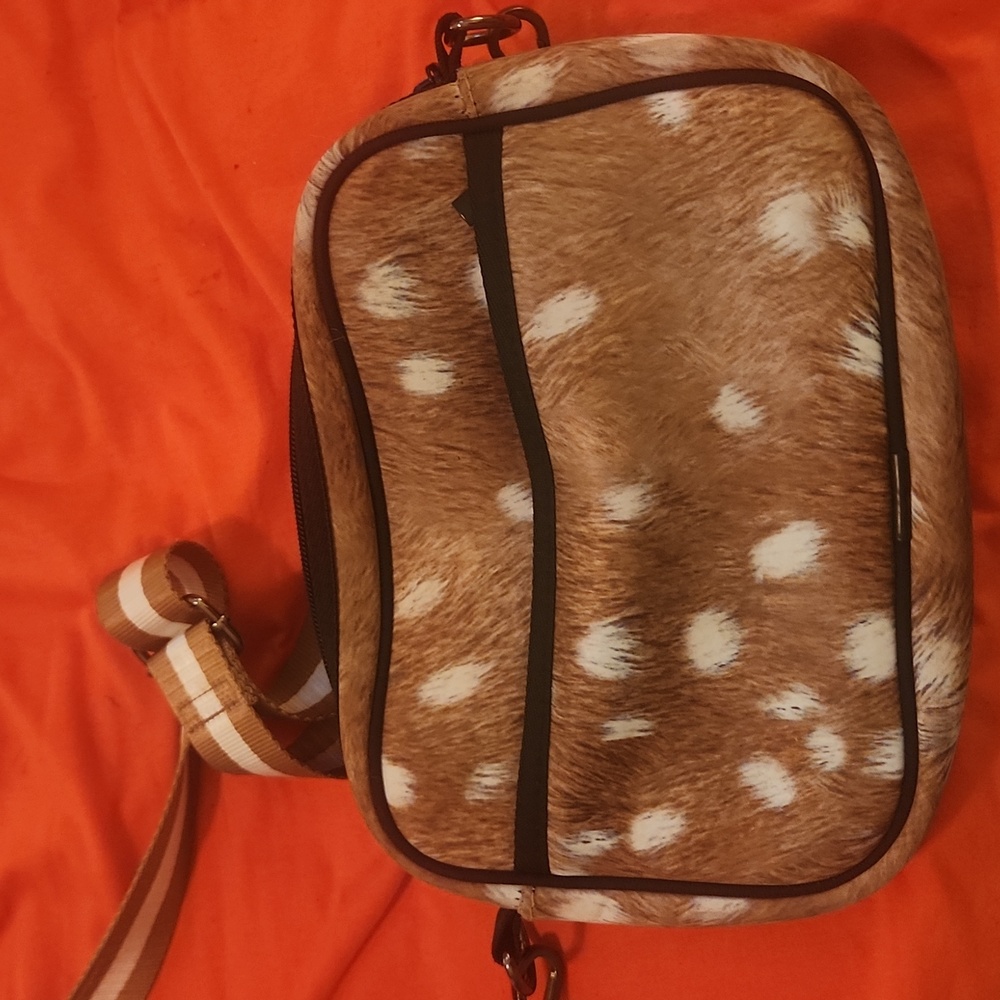 Haute Shore Neoprene Two Zippered Crossbody - 1 crossbody deer print
